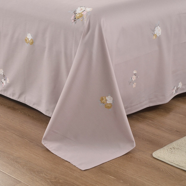 Изображение товара Комплект постельного белья Sofi de Marko Адель Евро 4н / Евро-4101 (пудровый)