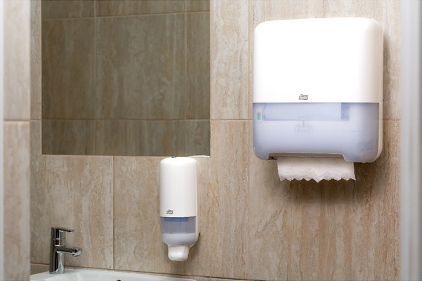 Изображение товара Бумажные полотенца Tellus Matic Solution в рулонах 2сл H1 120067