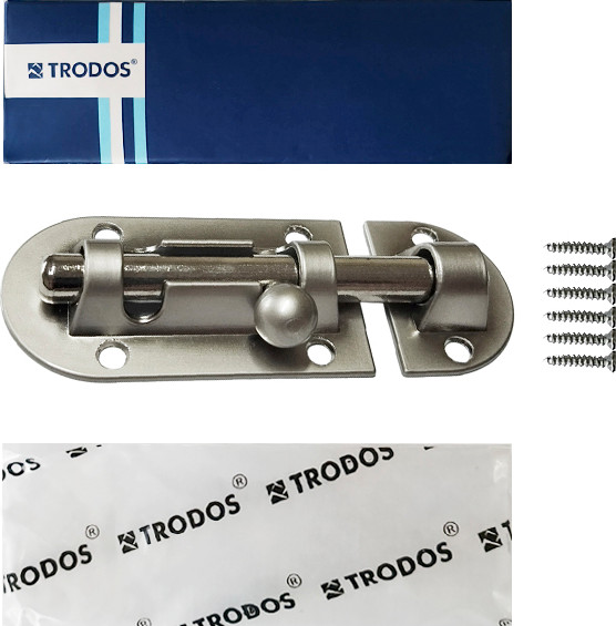Изображение товара Щеколда Trodos ZY-113/L80 SN (никель)