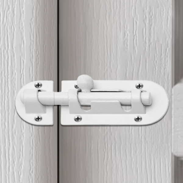 Изображение товара Щеколда Trodos ZY-113/L80 WW (белый)