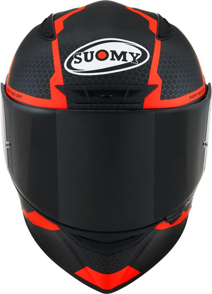 Изображение товара Мотошлем Suomy Track-1 Reaction / K6T10007.6 (XL, черный матовый/красный)
