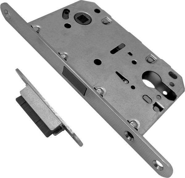 Изображение товара Защелка врезная с фиксацией Trodos CX410B-85ET/M CP магнит (хром)