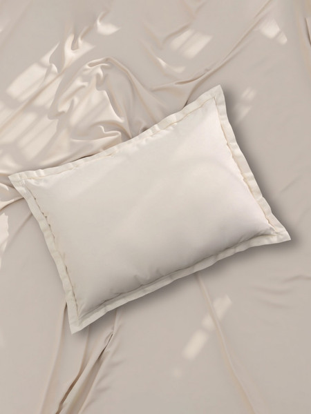 Изображение товара Наволочка Sima-Land Home Percale / 10445168 (молочный)