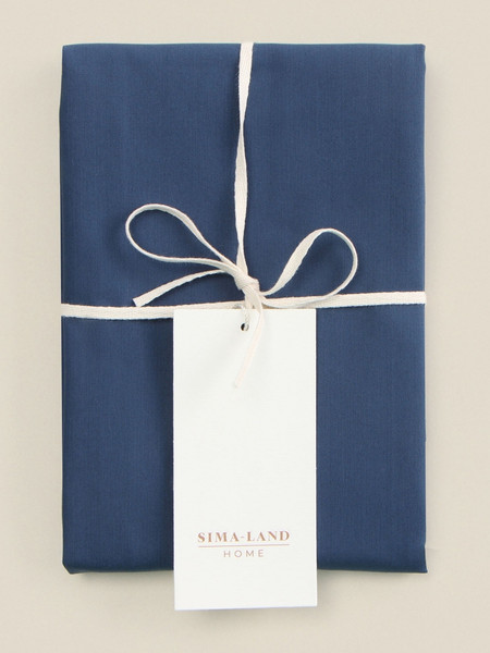 Изображение товара Наволочка Sima-Land Home Percale / 10445197 (синий)
