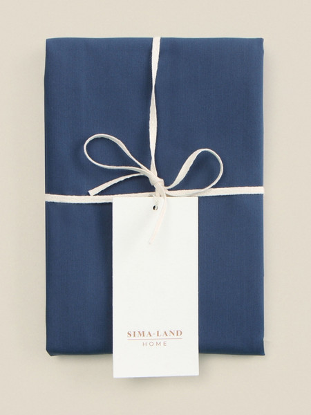 Изображение товара Наволочка Sima-Land Home Percale / 10445197 (синий)