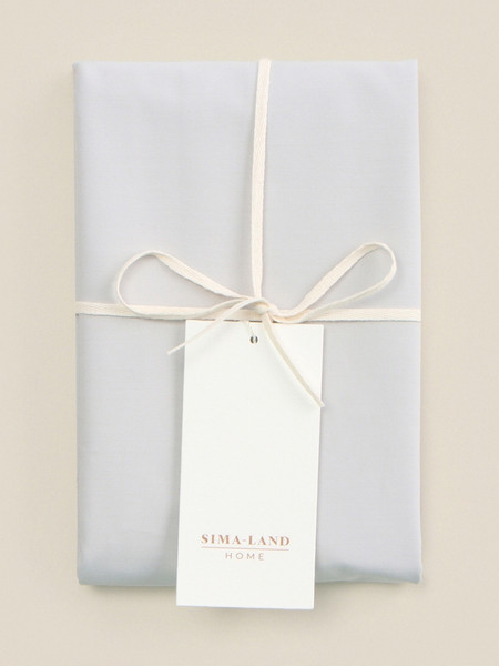 Изображение товара Наволочка Sima-Land Home Percale / 10445212 (серый)