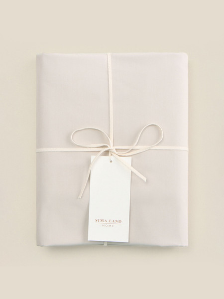 Изображение товара Простыня Sima-Land Home Percale / 10445159 (молочный)