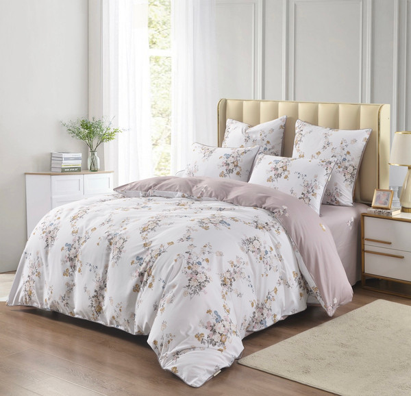 Изображение товара Комплект постельного белья Sofi de Marko Адель 7Е / 7Е-4101 (пудровый)