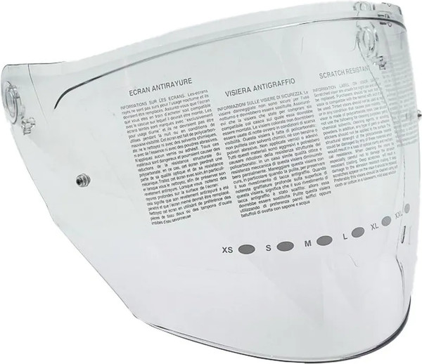 Изображение товара Визор для мотошлема KYT Ttr-Jet Clear / YATJ0VT0 (бесцветный/прозрачный)