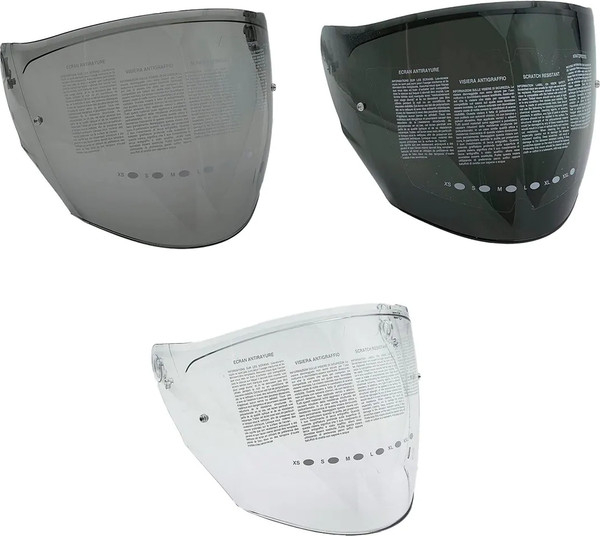 Изображение товара Визор для мотошлема KYT Ttr-Jet Clear / YATJ0VT0 (бесцветный/прозрачный)