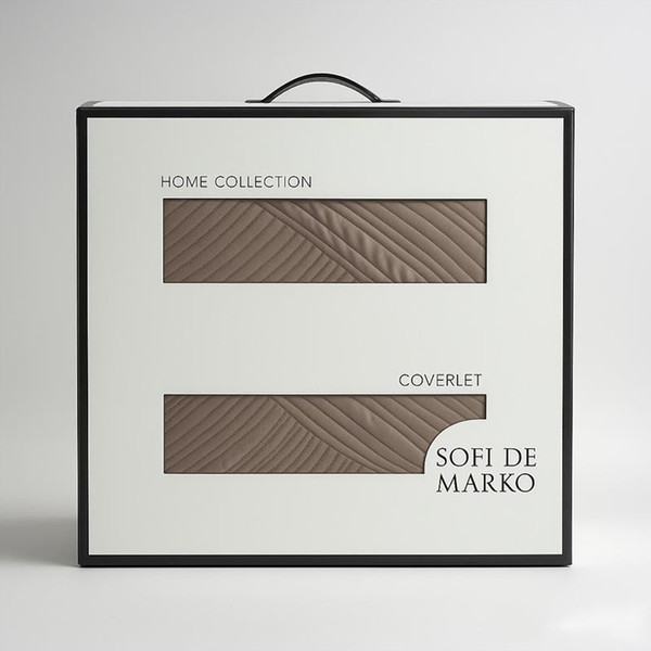Изображение товара Покрывало Sofi de Marko Таира 240x260 / Пок-Тр-240х260чр (чайная роза)