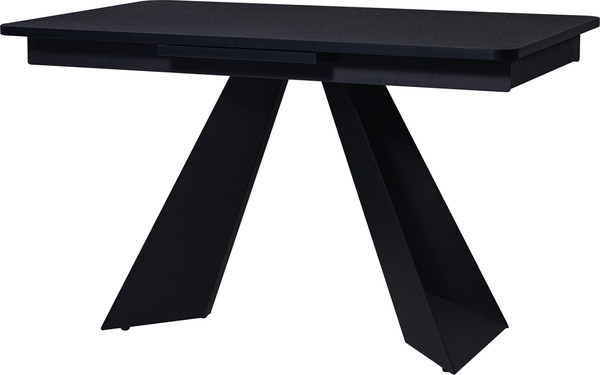 Изображение товара Обеденный стол Мир стульев Саен 40 130x80/40 (черный муар/черный иней)