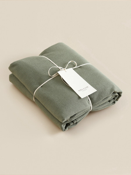 Изображение товара Простыня Sima-Land Home Linen collection / 10857022 (зеленый)