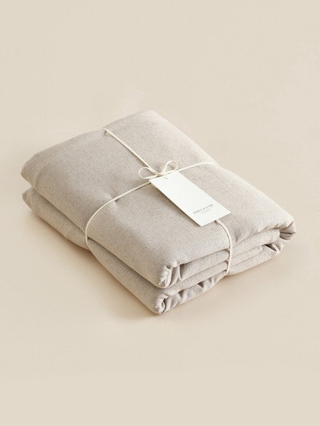 Изображение товара Пододеяльник Sima-Land Home Linen collection / 10857005 (бежевый)