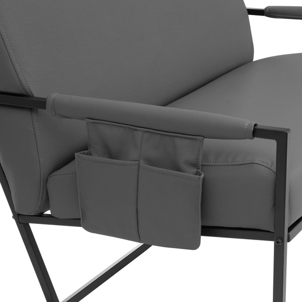 Изображение товара Диван садовый Tetchair Чарли Люкс (экокожа, sharp графит)