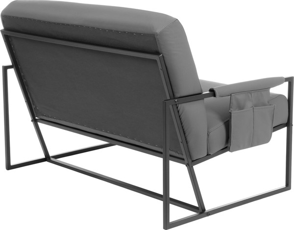 Изображение товара Диван садовый Tetchair Чарли Люкс (экокожа, sharp графит)