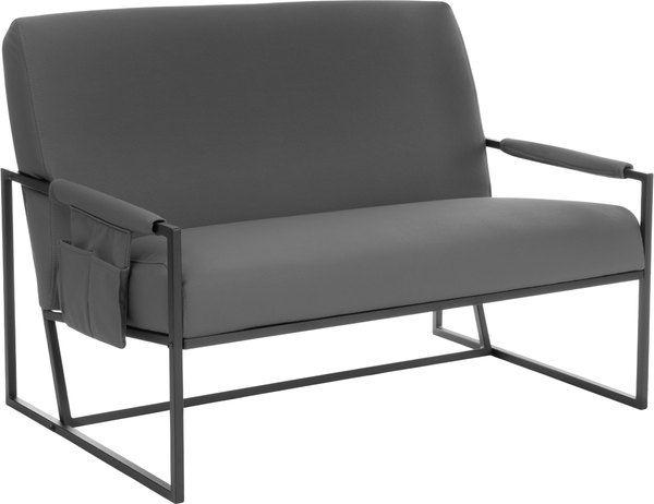 Изображение товара Диван садовый Tetchair Чарли Люкс (экокожа, sharp графит)