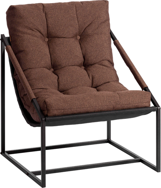 Изображение товара Кресло мягкое Tetchair Чарли без подлокотника рогожка (коричневый, 3М7-147)