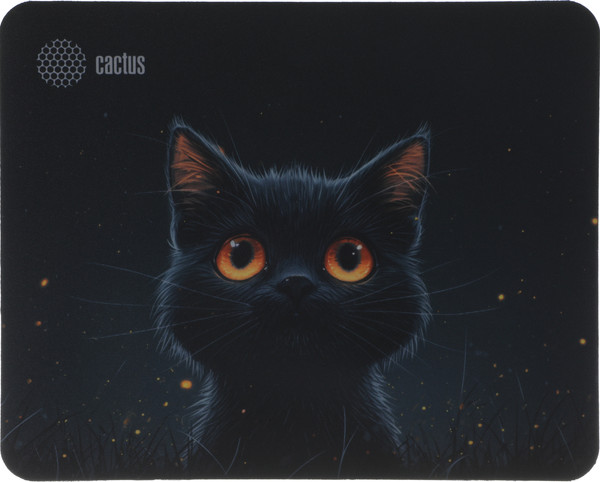 Изображение товара Коврик для мыши Cactus Black Cat (CS-MPC-D09S)