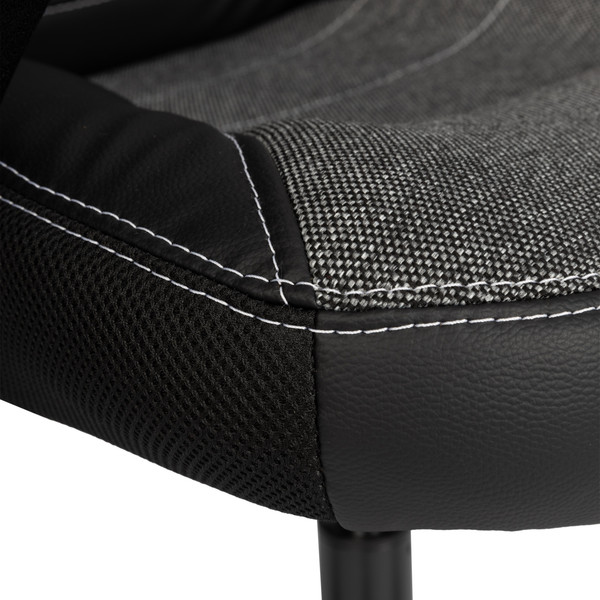 Изображение товара Кресло офисное Tetchair Inter 24 кожзам/ткань (черный/серый, 36-6/207/TW-12/TW-11)