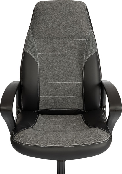 Изображение товара Кресло офисное Tetchair Inter 24 кожзам/ткань (черный/серый, 36-6/207/TW-12/TW-11)