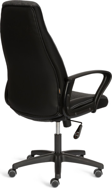 Изображение товара Кресло офисное Tetchair Inter 24 кожзам/ткань (черный/серый, 36-6/207/TW-12/TW-11)