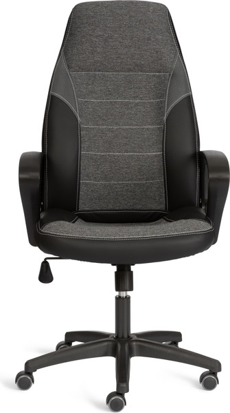 Изображение товара Кресло офисное Tetchair Inter 24 кожзам/ткань (черный/серый, 36-6/207/TW-12/TW-11)
