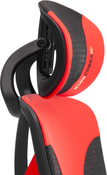 Изображение товара Кресло офисное Tetchair KingCobra искусственная кожа/сетка (черный/красный)