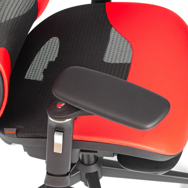 Изображение товара Кресло офисное Tetchair KingCobra искусственная кожа/сетка (черный/красный)