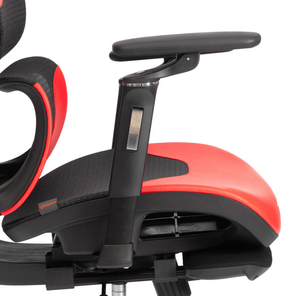 Изображение товара Кресло офисное Tetchair KingCobra искусственная кожа/сетка (черный/красный)