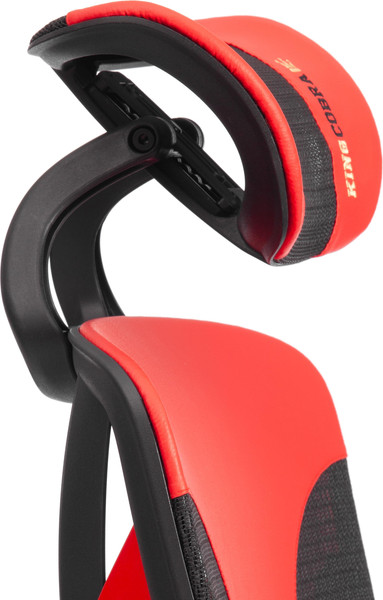 Изображение товара Кресло офисное Tetchair KingCobra искусственная кожа/сетка (черный/красный)