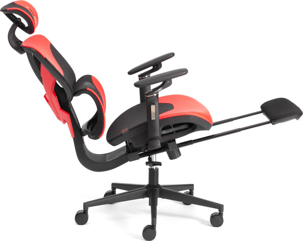 Изображение товара Кресло офисное Tetchair KingCobra искусственная кожа/сетка (черный/красный)