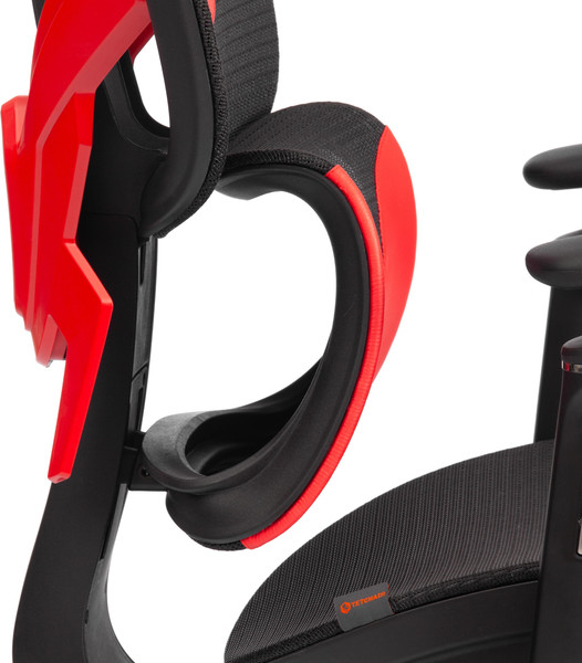 Изображение товара Кресло офисное Tetchair KingCobra искусственная кожа/сетка (черный/красный)
