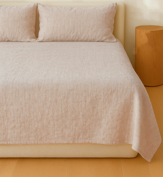 Изображение товара Простыня Sima-Land Home Linen collection / 10857009 (бежевый)