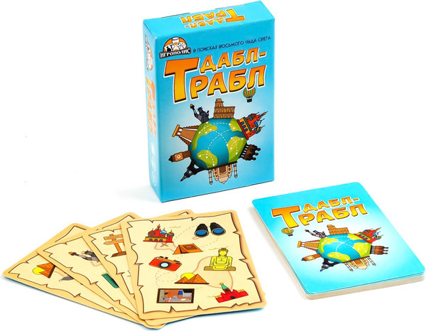 Изображение товара Настольная игра Sima-Land Дабл-трабл. Чудеса света / 7711538