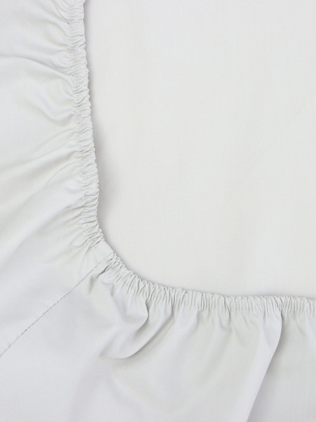 Изображение товара Простыня Sima-Land Home Перкаль на резинке 160x200 / 10445208 (серый)