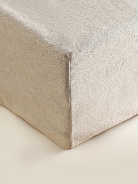 Изображение товара Простыня Sima-Land Home Linen collection / 10857011 (бежевый)