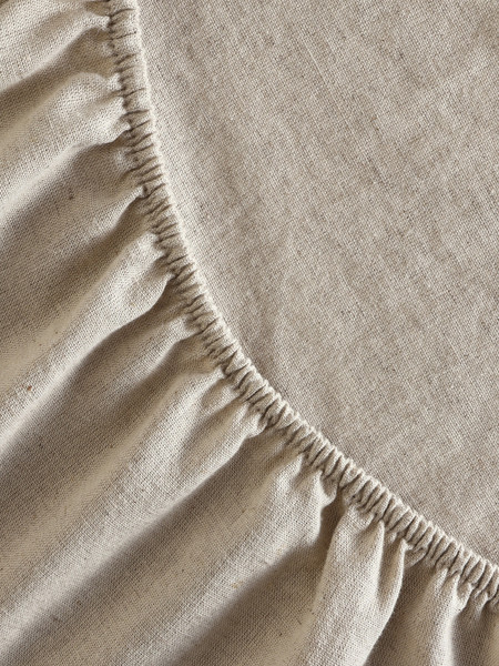 Изображение товара Простыня Sima-Land Home Linen collection / 10857011 (бежевый)