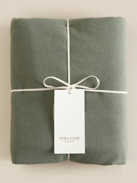 Изображение товара Простыня Sima-Land Home Linen collection / 10857027 (зеленый)