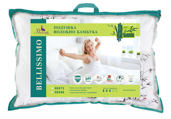 Изображение товара Подушка для сна BELLISSIMO MilkBamboo 40x60 / 111918106-Pd