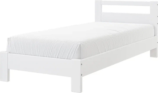 Изображение товара Односпальная кровать Bravo Мебель Лана 90х200 (белый античный)