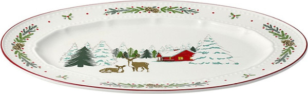 Изображение товара Блюдо Tkano Nordic winter New Year Essential / TK25-NY_SRV0001