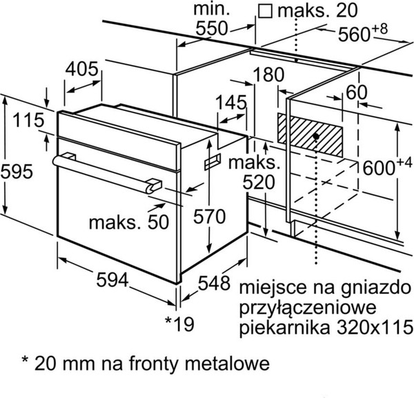 Изображение товара Электрический духовой шкаф Bosch HBF114ESO
