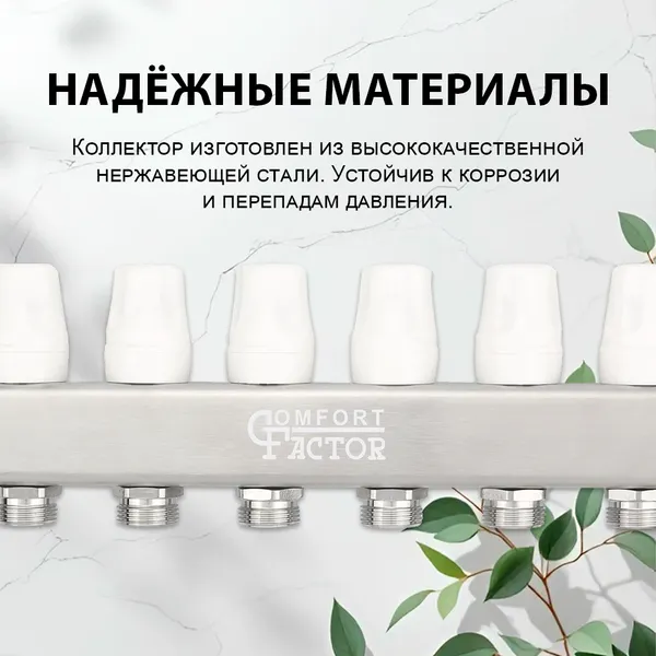 Изображение товара Коллекторная группа отопления Comfort Factor MFD5