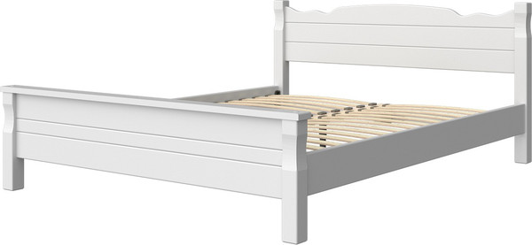 Изображение товара Полуторная кровать Bravo Мебель Мюнхен 140х200 (белый античный)