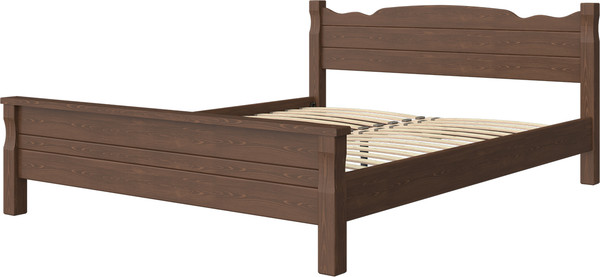 Изображение товара Двуспальная кровать Bravo Мебель Мюнхен 160х200 (дуб коньяк)