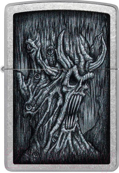 Изображение товара Зажигалка Zippo Evil Tree / 48681 (серебристый, с топливом Zippo 3141 125мл)
