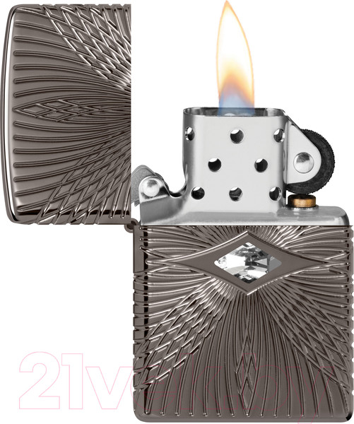 Изображение товара Зажигалка Zippo Armor / 49291 (черный, с топливом Zippo 3141 125мл)