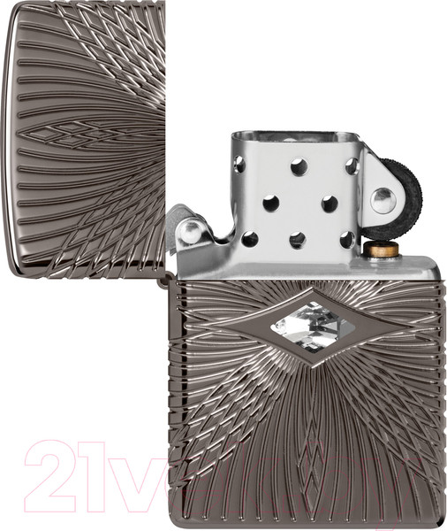 Изображение товара Зажигалка Zippo Armor / 49291 (черный, с топливом Zippo 3141 125мл)