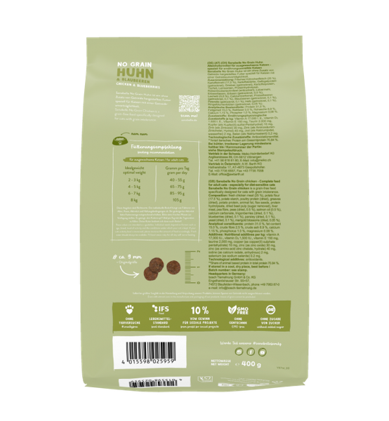 Изображение товара Сухой корм для кошек Bosch Petfood Sanabelle No Grain New (2кг)